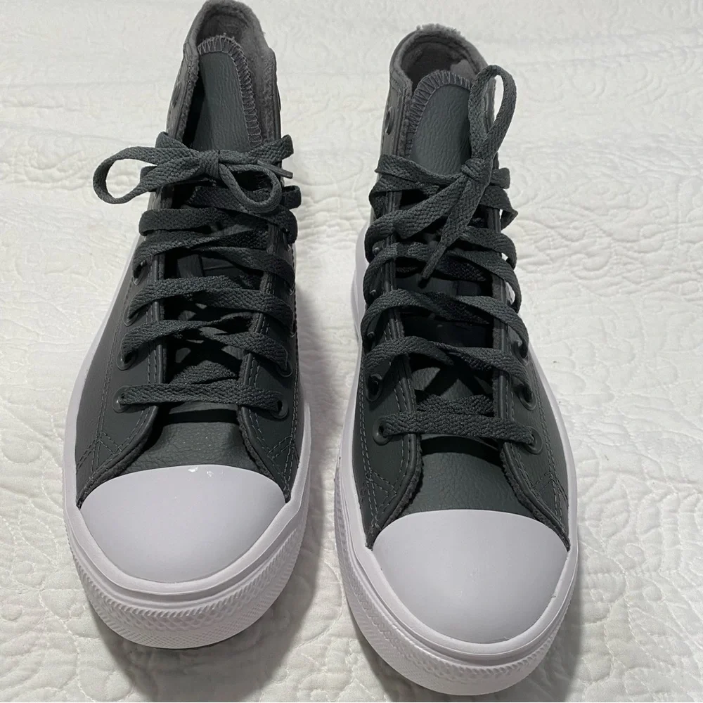 Converse Chuck Taylor All Star Move Cozy Utility Sneakers Iron Grey Platform - Picture 5 of 10